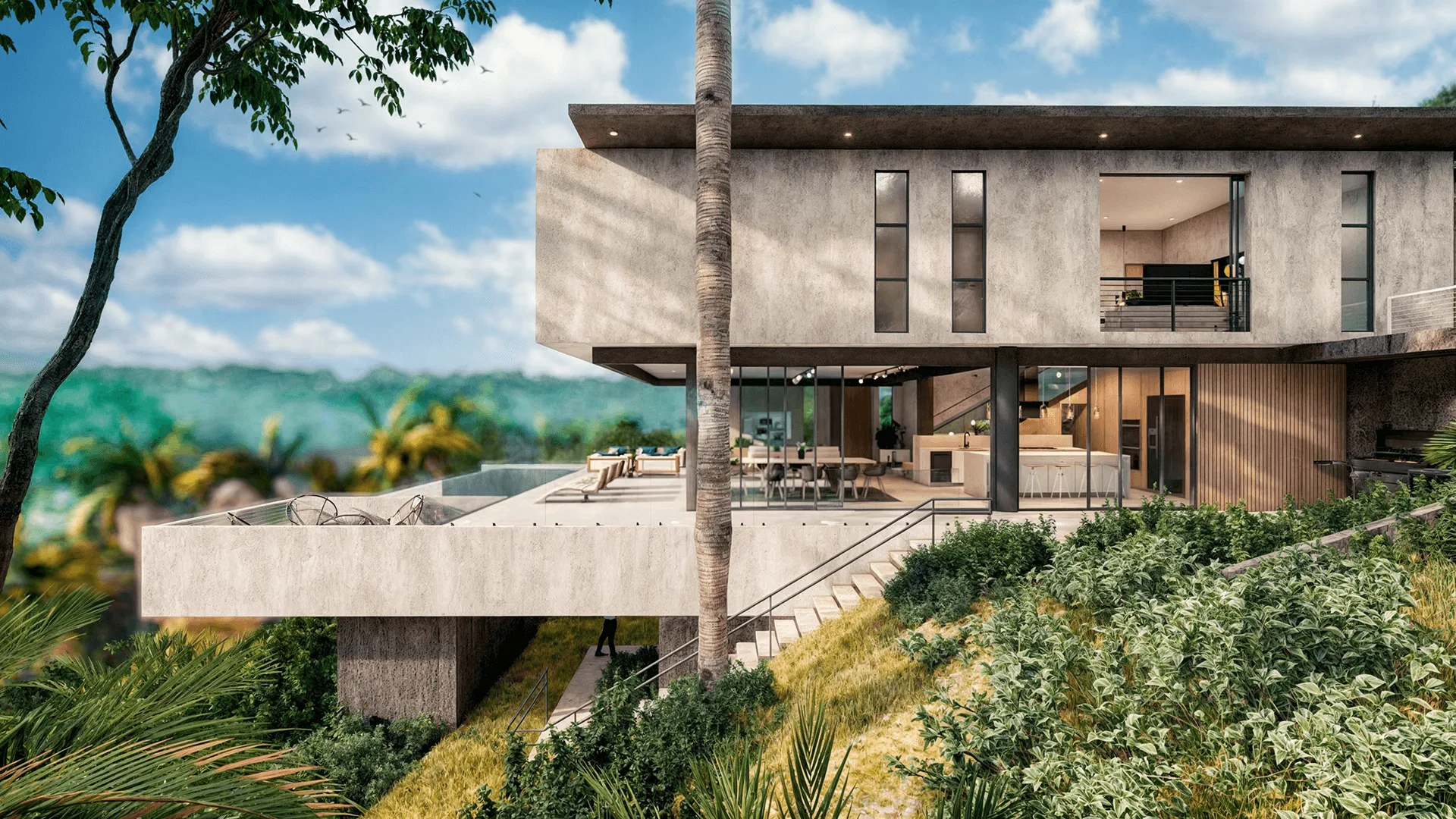 modern house in Senderos Condominium Tamarindo Alianz